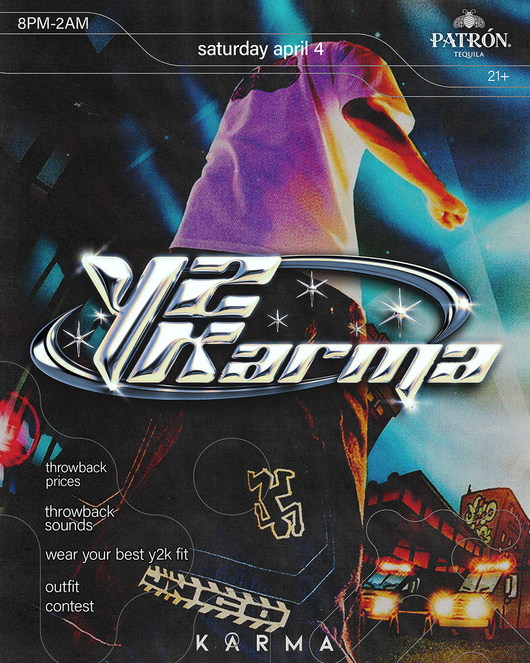 poster for Y2Karma at Karma in Boise, Idaho